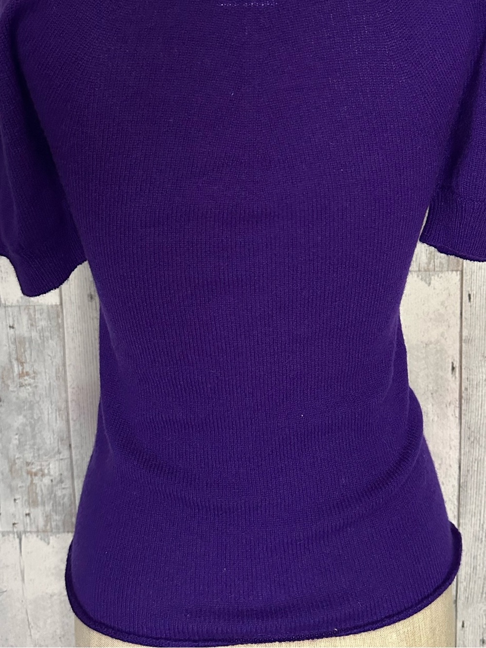 GUCCI cashmere stretchy top in purple - Picture 6 of 10